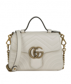 Gg Marmont Mini Top Handle Bag Chain Bag/crossbody Bag