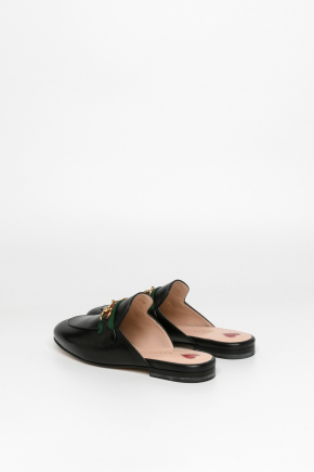 Princetown Leather Slipper Mules