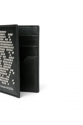 Studded Leather Pocket Organiser Card Holder