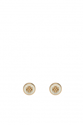 Kira Enamel Circle- Stud Earrings