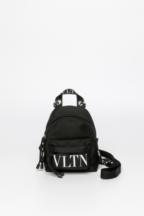 Vltn Mini Nylon Backpack/crossbody Bag
