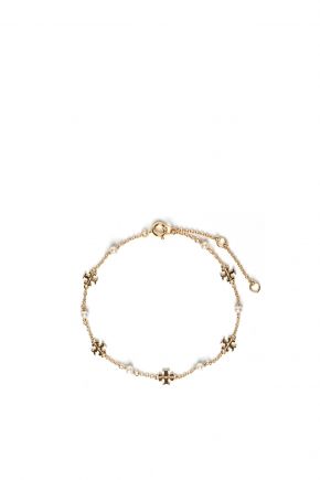 Delicate Kira Pearl Chain Brclt Bracelet