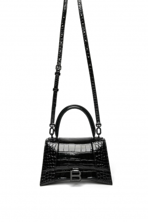 Hourglass Small Handbag Crocodile Embossed 斜背包/手提包