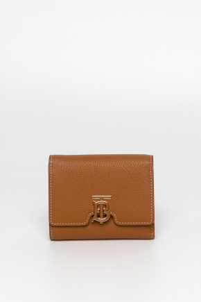 Grainy Leather Tb Folding Wallet