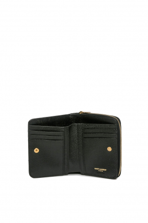 Cassandre Matelasse Compact Zip Around Wallet Wallet