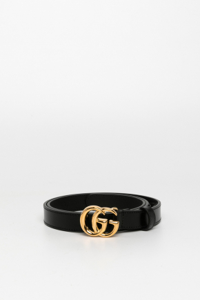 Gg Marmont Thin With Shiny Buckle 腰帶