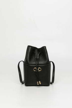 Calfskin Leather Bucket Bag/crossbody Bag