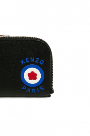 Kenzo Target Zipped Leather Wallet