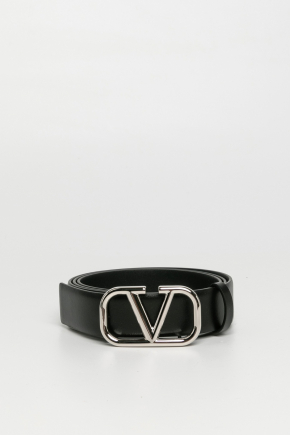 Vlogo Signature Calfskin Belt Belt