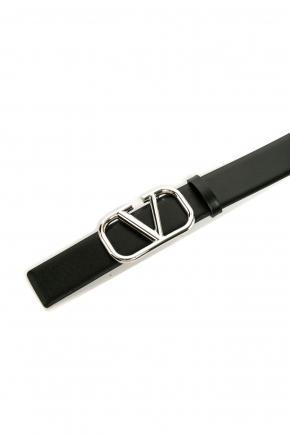 Vlogo Signature Calfskin Belt Belt