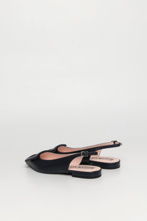 Gommettine Slingback Ballerinas In Nappa Leather Flats