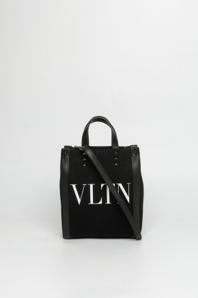 Vltn Ecolab Mini Canvas Shopper Crossbody Bag/tote Bag