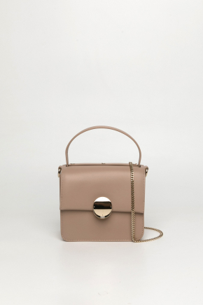 Calfskin Leather Chain Bag/crossbody Bag