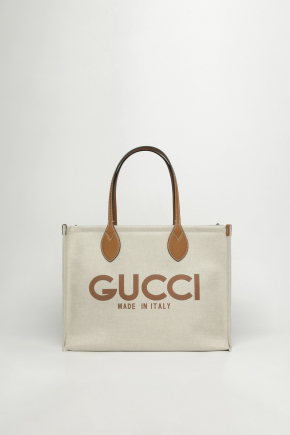 Tote Bag With Gucci Print Tote bag