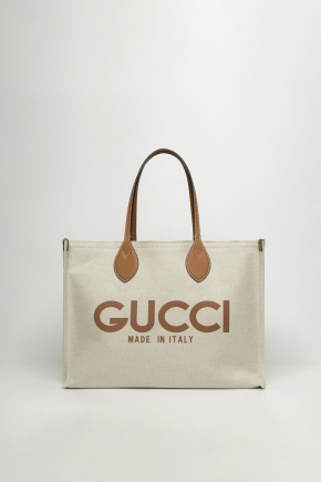 Tote Bag With Gucci Print Tote bag