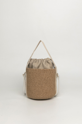 Small Woody Basket Bucket bag/Crossbody bag
