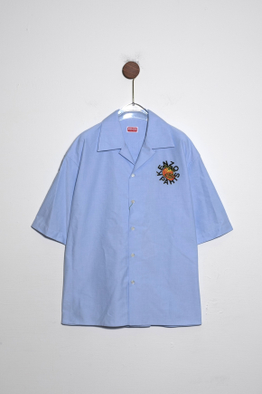 Kenzo Orange Hawaiian Shirt Shirt