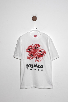 Kenzo Drawn Varsity Embroidered T-Shirt T恤