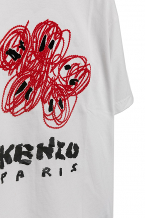 Kenzo Drawn Varsity Embroidered T-Shirt T恤