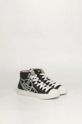 Plimsoll High Top Canvas Sneakers