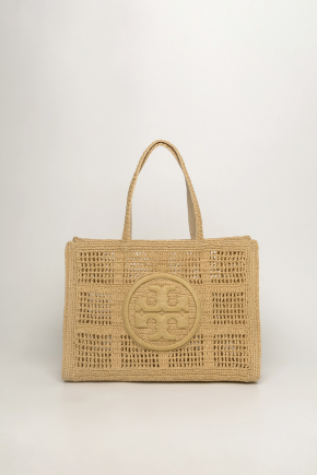 Large Ella Hand-Crocheted Tote 托特包