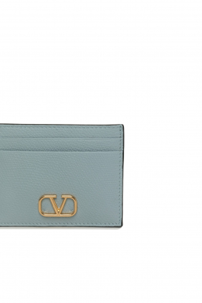 Vlogo Signature Grainy Calfskin Cardholder Card holder