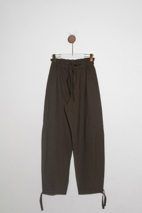 Drapey Melange Elasticated Waist Pants Pants