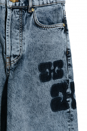 Patch Denim Izey Pants