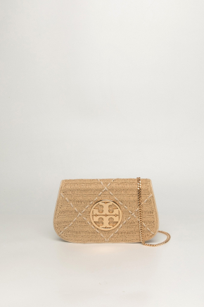 Reva Raffia Clutch Chain bag/Crossbody bag