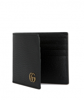 Gg Marmont Leather Bi-Fold 钱包